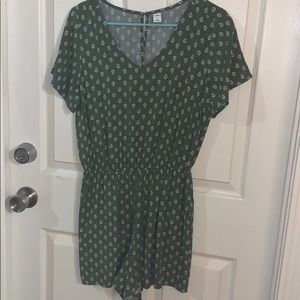 Olive Green Romper